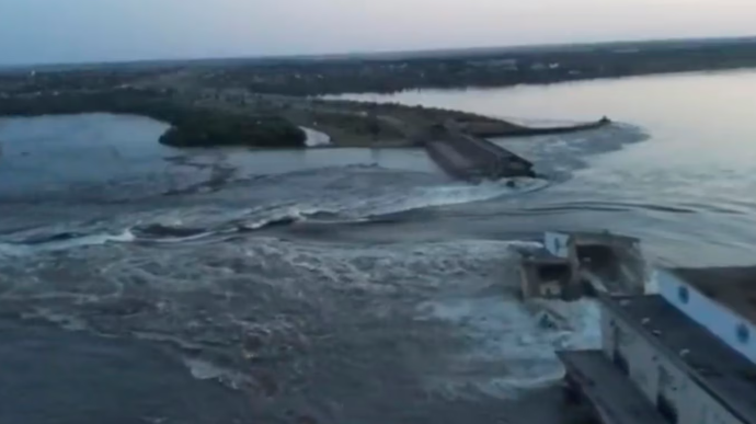 Генштаб: Захватчики понесли потери в результате подрыва ГЭС 