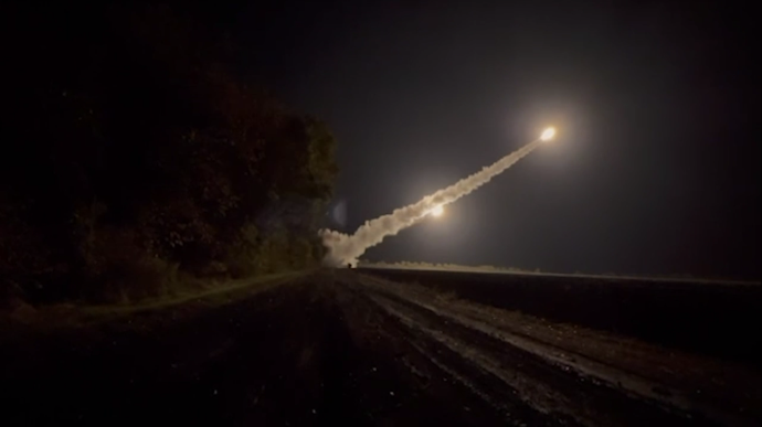 Ukraine's Commander-in-Chief posts video of ATACMS missiles being launched
