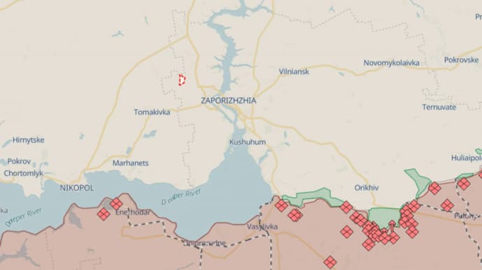 Russians target village near Zaporizhzhia