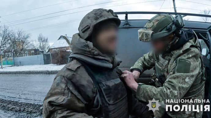 Police detains injured Russian near Avdiivka during evacuation – photo