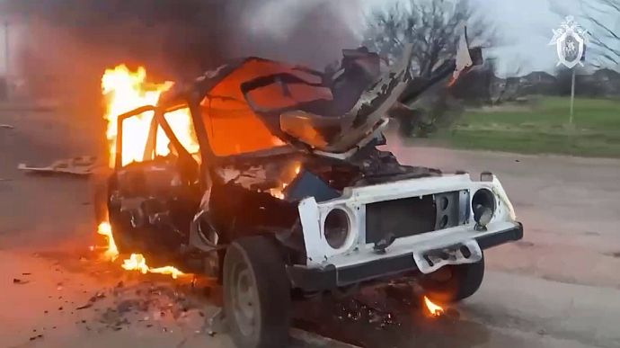 Sĩ quan cảnh sát cộng tác với chế độ chiếm đóng của Nga ở Kherson Oblast thiệt mạng sau khi xe của anh ta phát nổ
