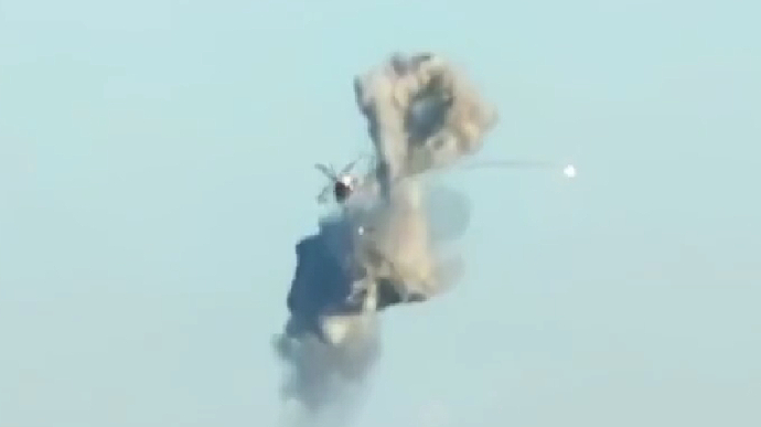 Another video of downed Ka-52 helicopter is published 