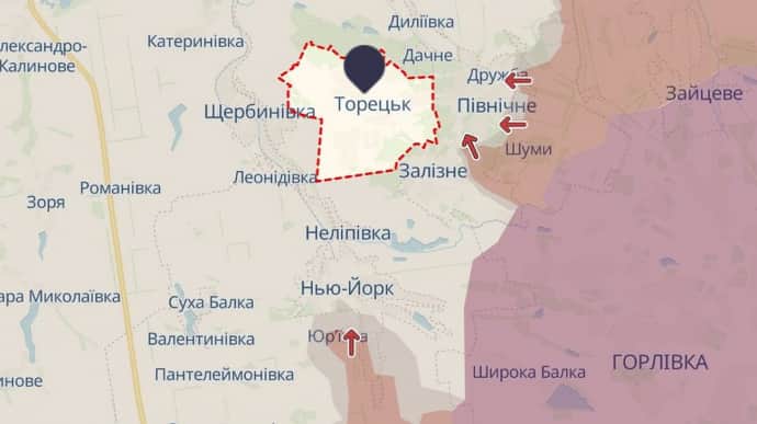 Ukrainian forces comment on situation in Toretsk, Donetsk Oblast: no Russians inside city