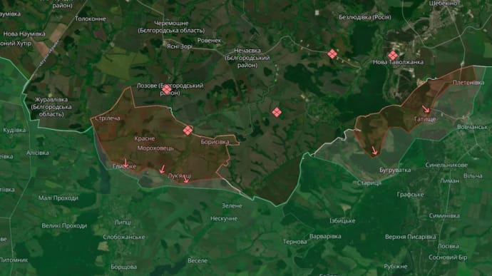 Russians not stop attacking Vovchansk area in Kharkiv Oblast