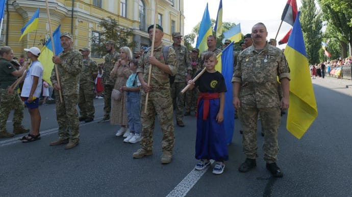 Києвом рушив багатотисячний Марш захисників України