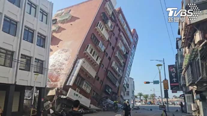 На Тайвані стався найсильніший за 25 років землетрус магнітудою 7,4 бала