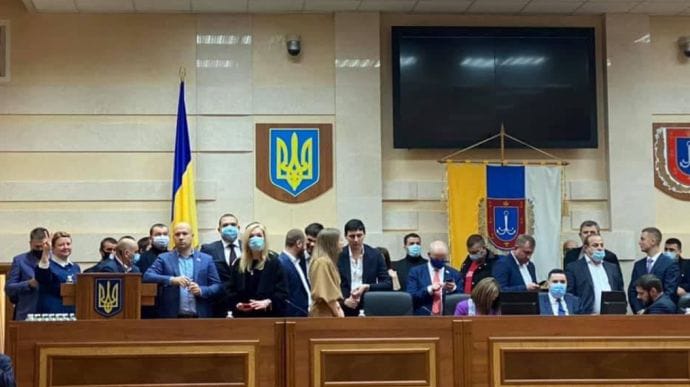 В Одессе депутаты от ОПЗЖ, За майбутнє и Шария заблокировали облсовет
