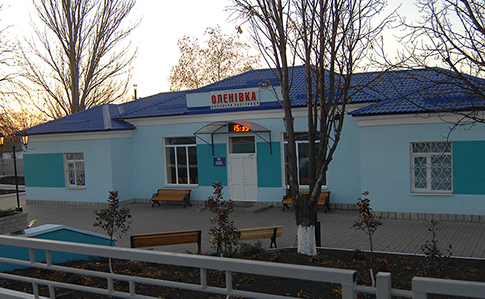 Залізнична станція Оленівка, Волноваський район Донеччини