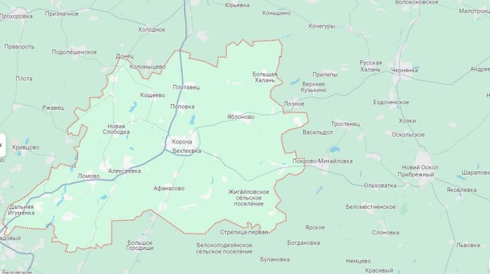 В Белгородской области РФ упал военный самолет ИЛ-76