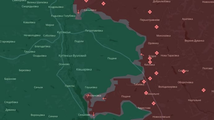 Росіяни в формі ЗСУ намагались прорватися на Куп’янському напрямку – Генштаб