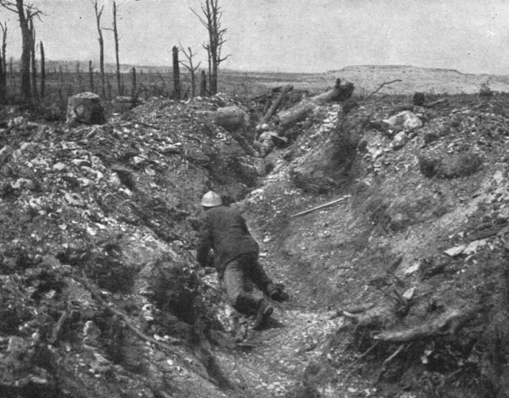 Один з епізодів Верденської битви. 1916-ий рік.