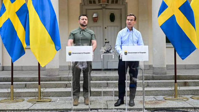 Security guarantees for Ukraine: Zelenskyy announces talks with Sweden