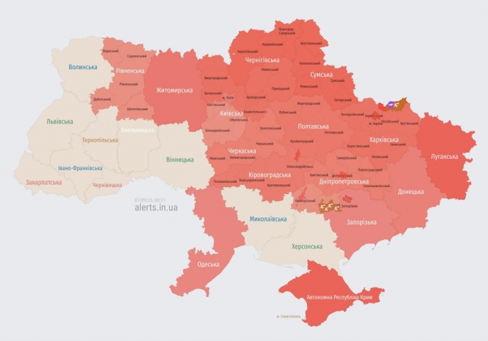 мапа: alerts.in.ua
