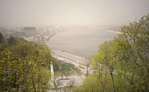 Качество воздуха в Киеве значительно улучшилось