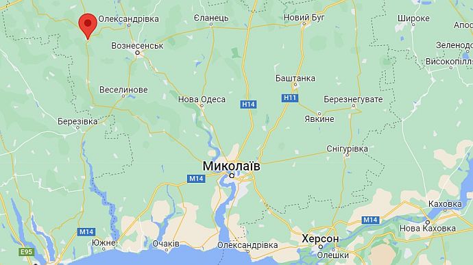 Ukrainian air defence brings down Russian rocket in Mykolaiv Oblast