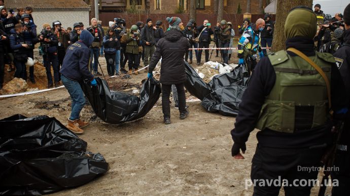Kyiv region: over 200 people killed by the occupiers have yet to be identified