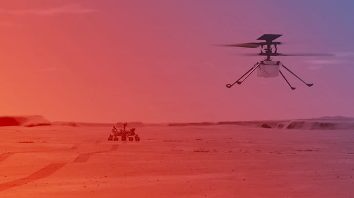 Первый полет вертолета NASA на Марсе состоится в начале апреля