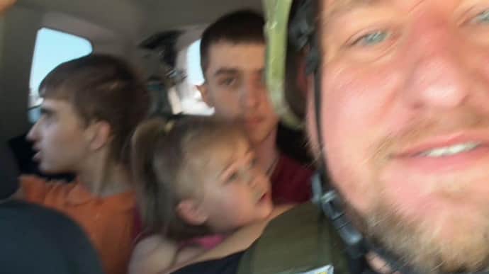 Three children hidden by their parents to avoid evacuation are rescued from Vovchansk