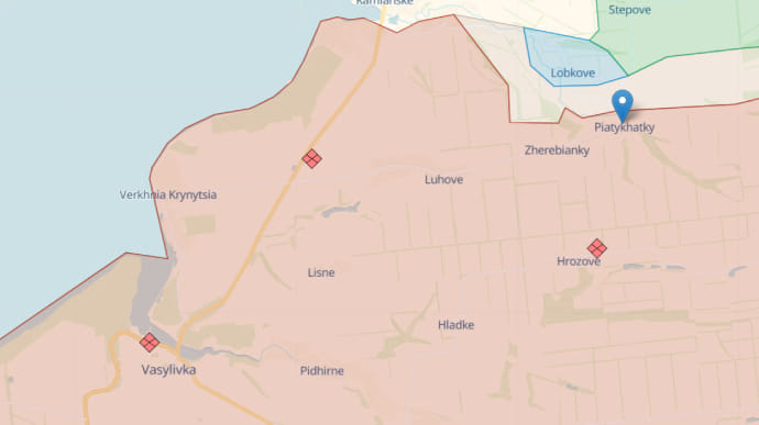 Russian invaders claim Ukrainian Armed Forces liberated Piatykhatky in Zaporizhzhia Oblast, then change their mind