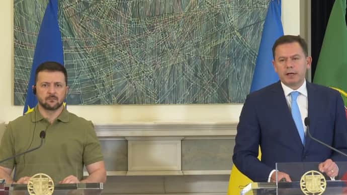 Ukraine signs security agreement with Portugal