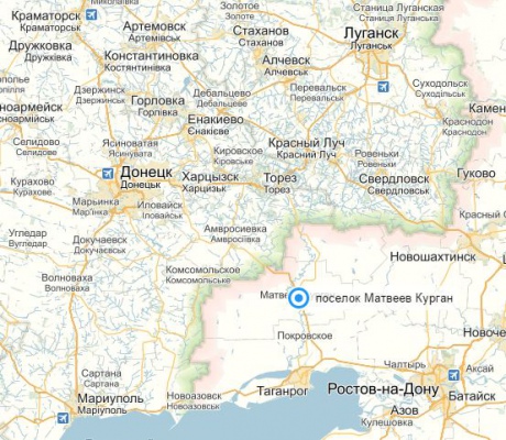 Курахово сегодня карта