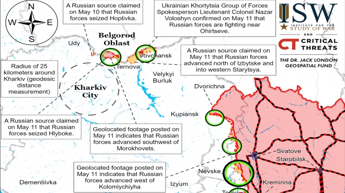 Russian offensive in Kharkiv Oblast: ISW analyses Russia's goals