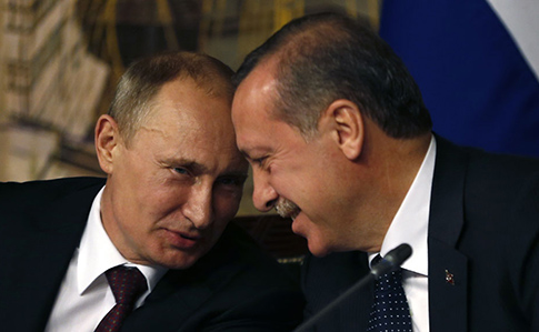 Ердоган назвав Путіна мій друг Володимир