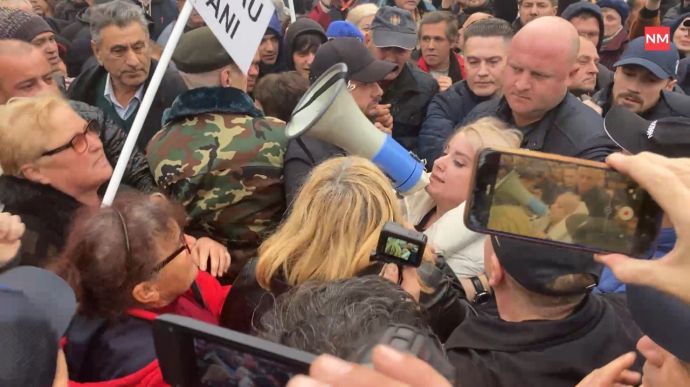 Проросійський протест у Молдові: поліція затримала майже 80 людей