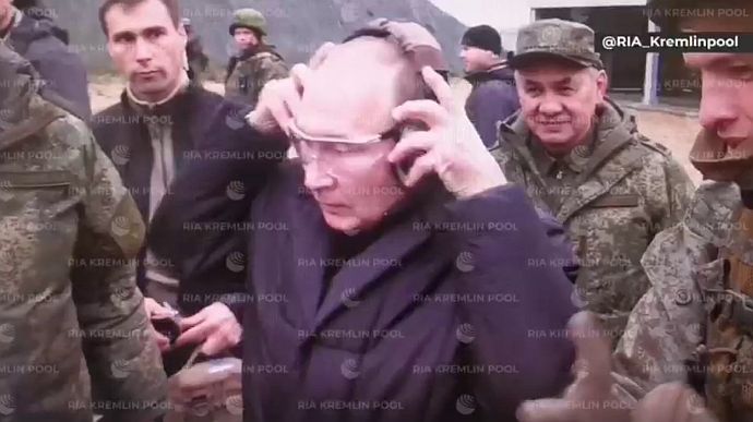 Putin appears at firing range to practice with conscripts preparing for war in Ukraine