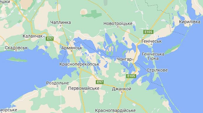Оккупанты заявили, что ВСУ атаковали железную дорогу между Херсонщиной и Крымом