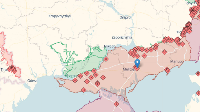 В последнее время на Запорожье уничтожено 15 расположений россиян - Федоров