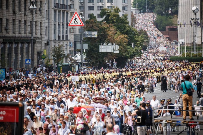 Хресна хода УПЦ МП завершилася 27 липня у Києві