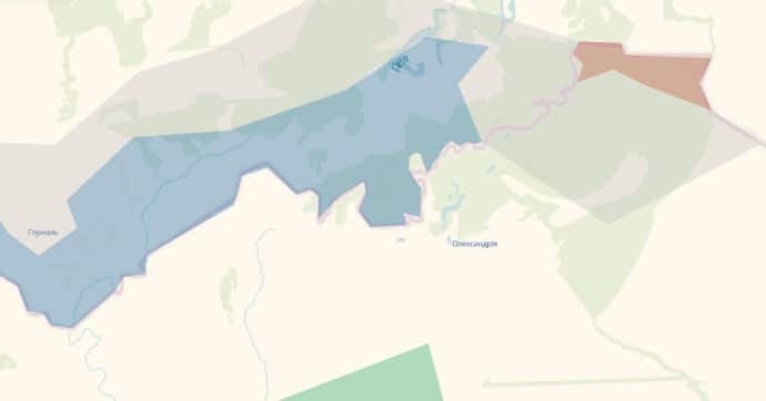 Ситуація біля Олександрії станом на 29 травня, deepstatemap