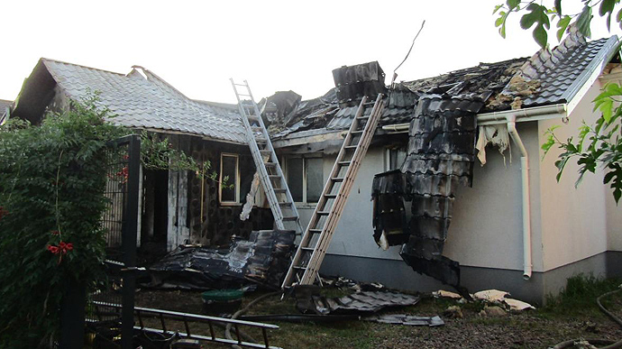 Підпал будинку Шабуніна: активісти вимагають відставки Авакова