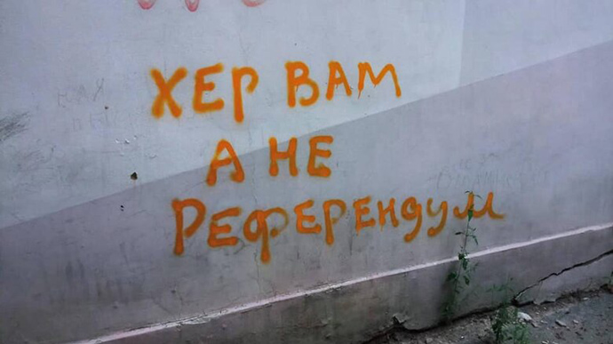 Sham referendum of occupiers disrupted in Zaporizhzhia Oblast
