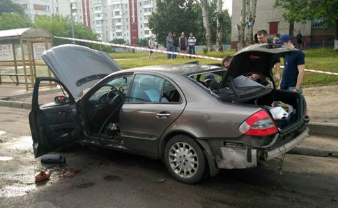 В Черкассах взорвался автомобиль, пострадал водитель