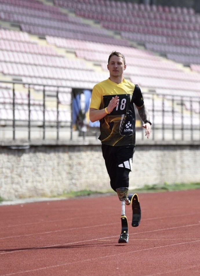 26-year-old Oleksandr Budko from Rivne (who goes by the alias Teren) is taking part in the Invictus Games for the first time 