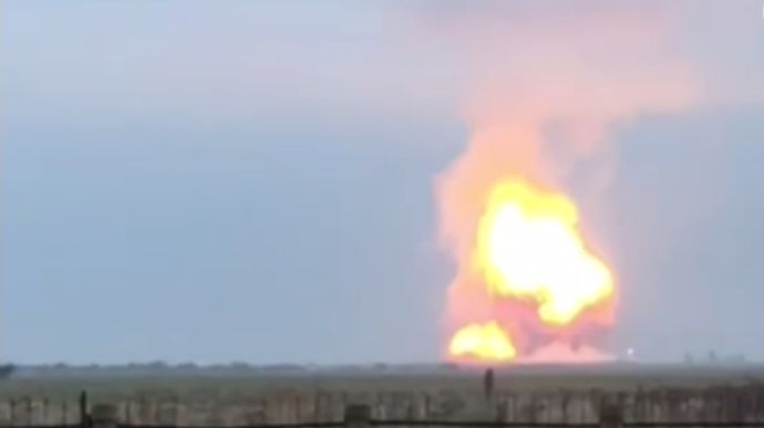 Occupiers of Crimea confirm that ammunition is being detonated near Dzhankoi