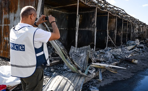 ОБСЕ: Наблюдатели увидели, как обстреливали Авдеевку