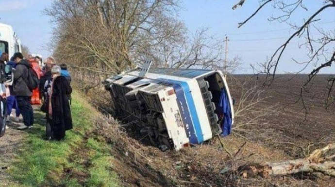 В Молдове попал в аварию автобус Кишинев-Киев, есть пострадавшие