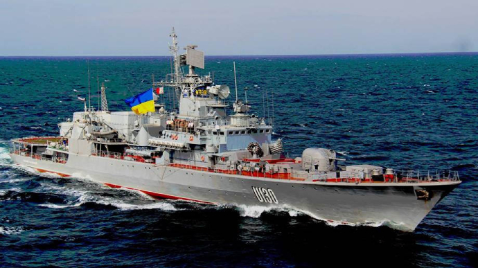 Ukraine’s flagship Hetman Sahaidachny was sunk to avoid capture by Russian troops  