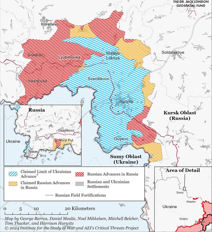 Карта: ISW