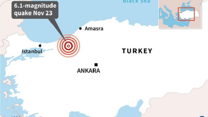 В Турции произошло землетрясение, есть пострадавшие