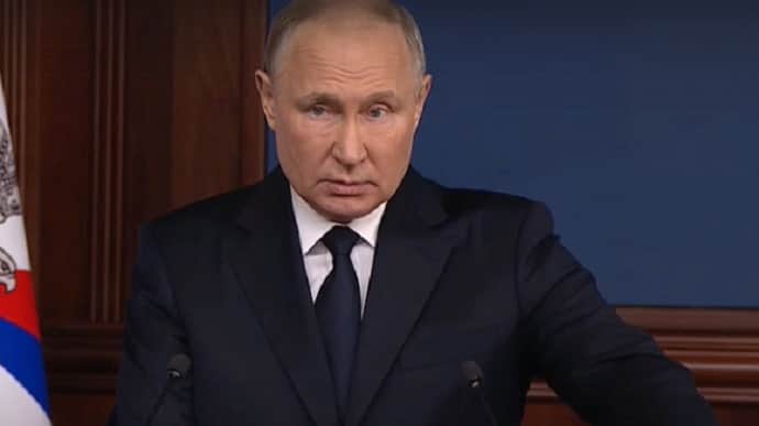 Путин заявил, что продолжит наступление на Украину