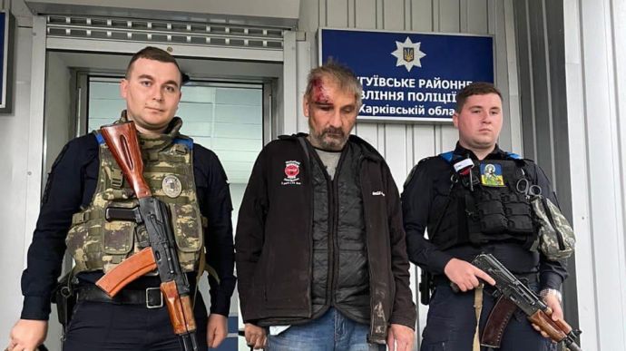 Occupier hidden by civilian caught in Kharkiv Oblast