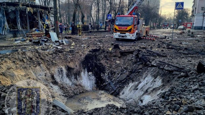 Зеленский: В ракетах, которыми россияне ударили по Киеву, около 1500 иностранных компонентов