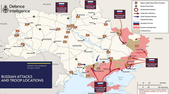 Британська розвідка показала, як Україна звільняється від російських загарбників: мапа