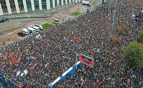 В Москве опять митингуют за честные выборы