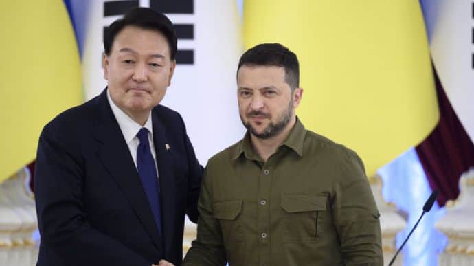 Зеленський закликав Корею приєднатися до декларації G7 щодо України