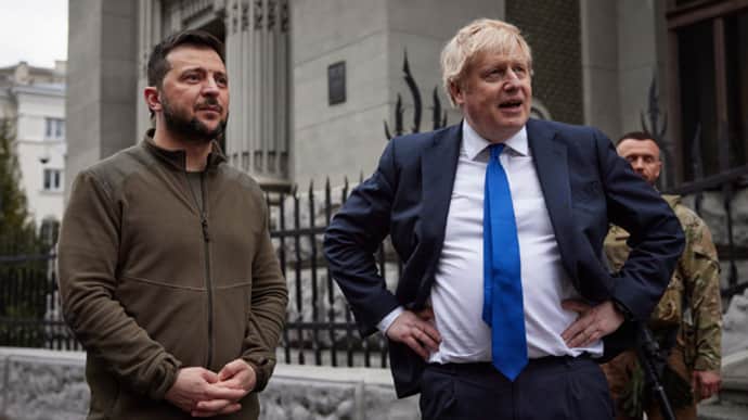 Ukrainian government comments on former UK PM Boris Johnson's peace plan